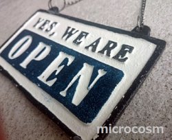 画像6: リバーシブルサインOPEN/CLOSE