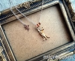 画像5: DECO ネコのペンダントSV(シルバー)