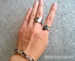 画像5: DECO コウモリダイヤリングSV(シルバー)