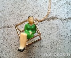 画像2: 【SALE】C-Tネックレス/キューブL-6