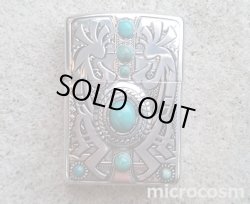 画像1: ZIPPO インディアンスピリット/ココペリターコイズ