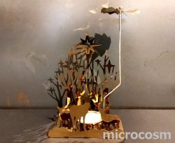 画像2: 【SALE】ロータリーキャンドルホルダー/フォレストGD