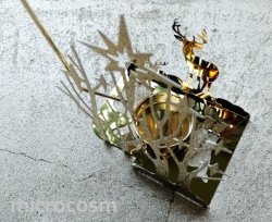 画像7: 【SALE】ロータリーキャンドルホルダー/フォレストGD