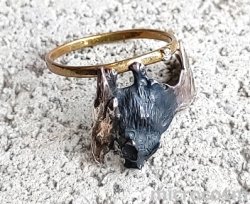 画像2: DECO コウモリダイヤリングSV(シルバー)