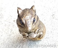 画像2: DECO 大きなシマリスリングGD