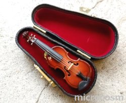 画像1: ミニチュアバンドピンバッヂ/バイオリン