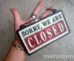 画像4: リバーシブルサインOPEN/CLOSE