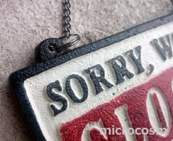 画像5: リバーシブルサインOPEN/CLOSE