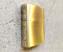 画像1: ZIPPO 205サイドアラベスクGD