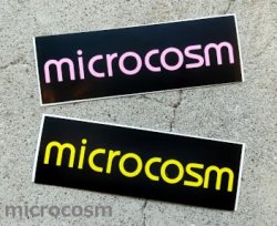 画像1: microcosmステッカー