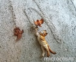 画像7: DECO ネコのペンダントSV(シルバー)