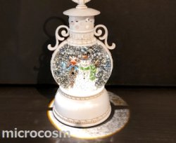 画像2: スノードームバブルランタンLEDスノーマン