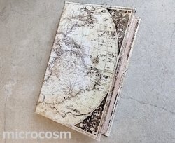 画像1: ブックストレージボックス/antique map BE
