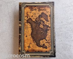 画像2: ブックストレージボックス/antique map BR-A