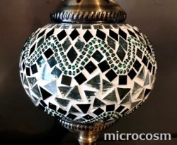 画像6: モザイクステンドグラススタンドランプGR