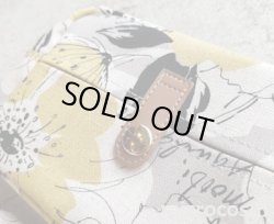 画像3: 大花綿麻スクエアティッシュポーチ3843