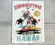 アンティークエンボスメタルプレート/SUMMER TIME HAWAII