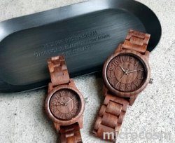 画像3: EINBAND木製ウォッチHimmel walnut