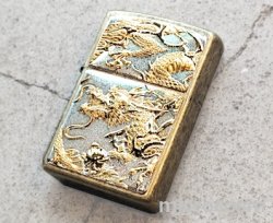 画像2: ZIPPO 電鋳板3Dドラゴン