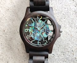 画像1: EINBAND木製ウォッチFreiheitSH 40mm