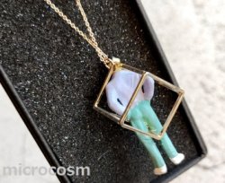 画像2: 【SALE】C-Tネックレス/キューブL-5