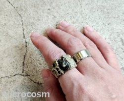 画像5: DECO ネズミとチーズのリング(真鍮)