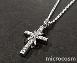 画像1: S.Steel ダブルクロスペンダント960【アレルギー対応】