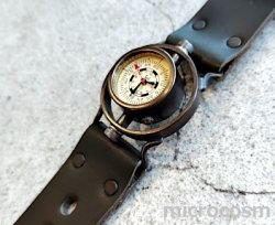 画像2: はる時計ハンドメイドウォッチ ニュートラルGRx二重