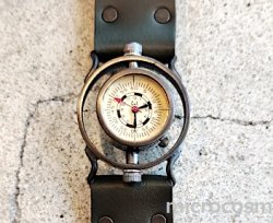 画像1: はる時計ハンドメイドウォッチ ニュートラルGRx二重