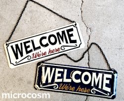 画像1: welcomeサイン レクタングル