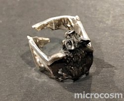 画像1: DECO コウモリリングSV