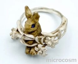 画像9: DECO ウサギとユリのリング161