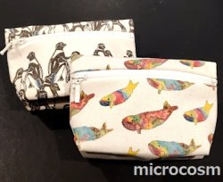 画像1: MFボートポーチS/長崎クジラ・ペンギン