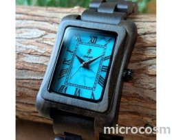 画像4: EINBAND木製ウォッチLichtターコイズxサンダルウッド(S)26mm