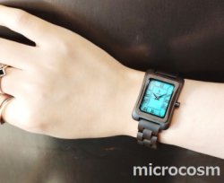 画像3: EINBAND木製ウォッチLichtターコイズxサンダルウッド(S)26mm