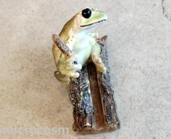 画像4: カエルの名刺立て
