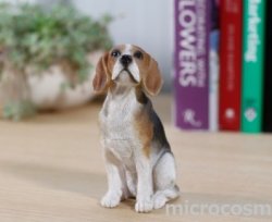 画像2: アニマルオブジェ/お座りビーグル小