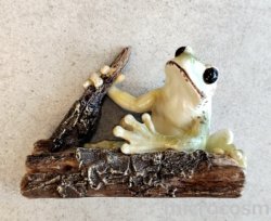 画像1: カエルの名刺立て