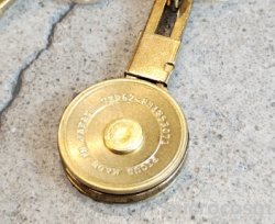 画像5: ブラスボタンキーホルダー