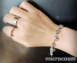 画像3: SV925ブレスレット/スカルCZ204