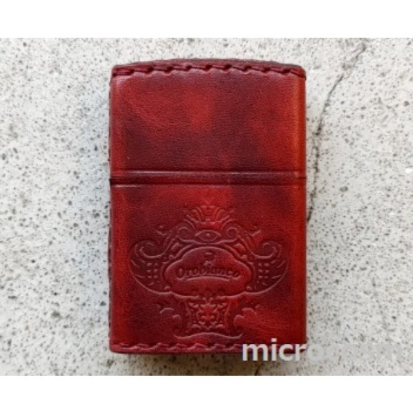 画像2: ZIPPO オロビアンコORZ-001RD牛革巻き (2)