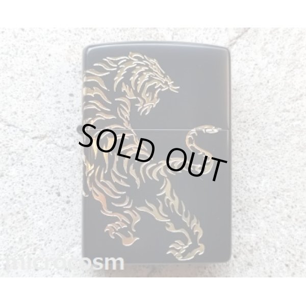 画像1: ZIPPO 2BKG-TIGER (1)