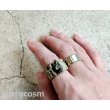 画像5: DECO ネズミとチーズのリング(真鍮) (5)