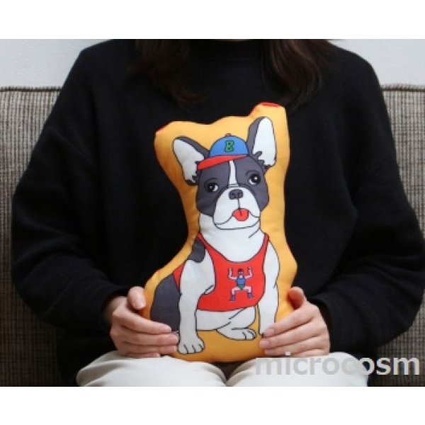 画像1: The Enjoy C&D Clubクッション/DOG-OR (1)