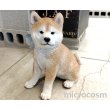 画像1: アニマルオブジェ/お座り秋田犬 大 (1)