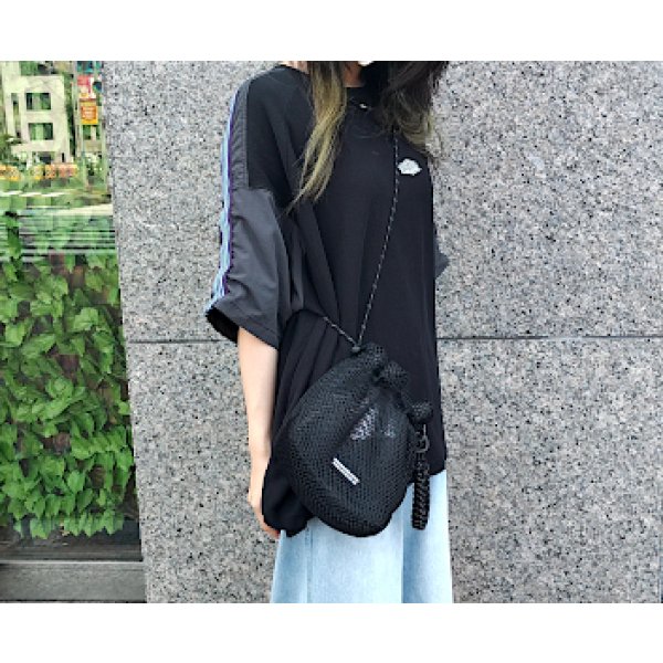 画像2: KiuダブルメッシュパーパスバッグBK (2)