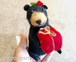 画像: フェルトマスコット クマプレゼント