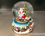 画像: LEDスノードームオルゴール/フレンズサンタ