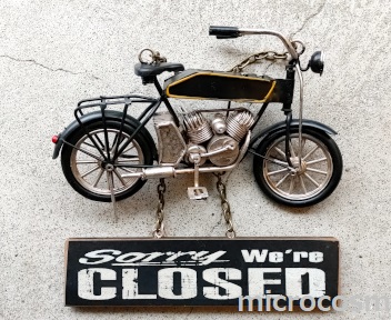 画像: 商品入荷：更新情報--バイクOPEN/CLOSEサイン