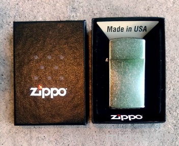 画像1: ZIPPO1607スリム/ストリートクローム (1)